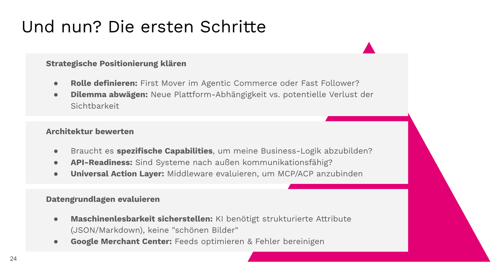 Webinar-Slides zu Universal Commerce Protocol
